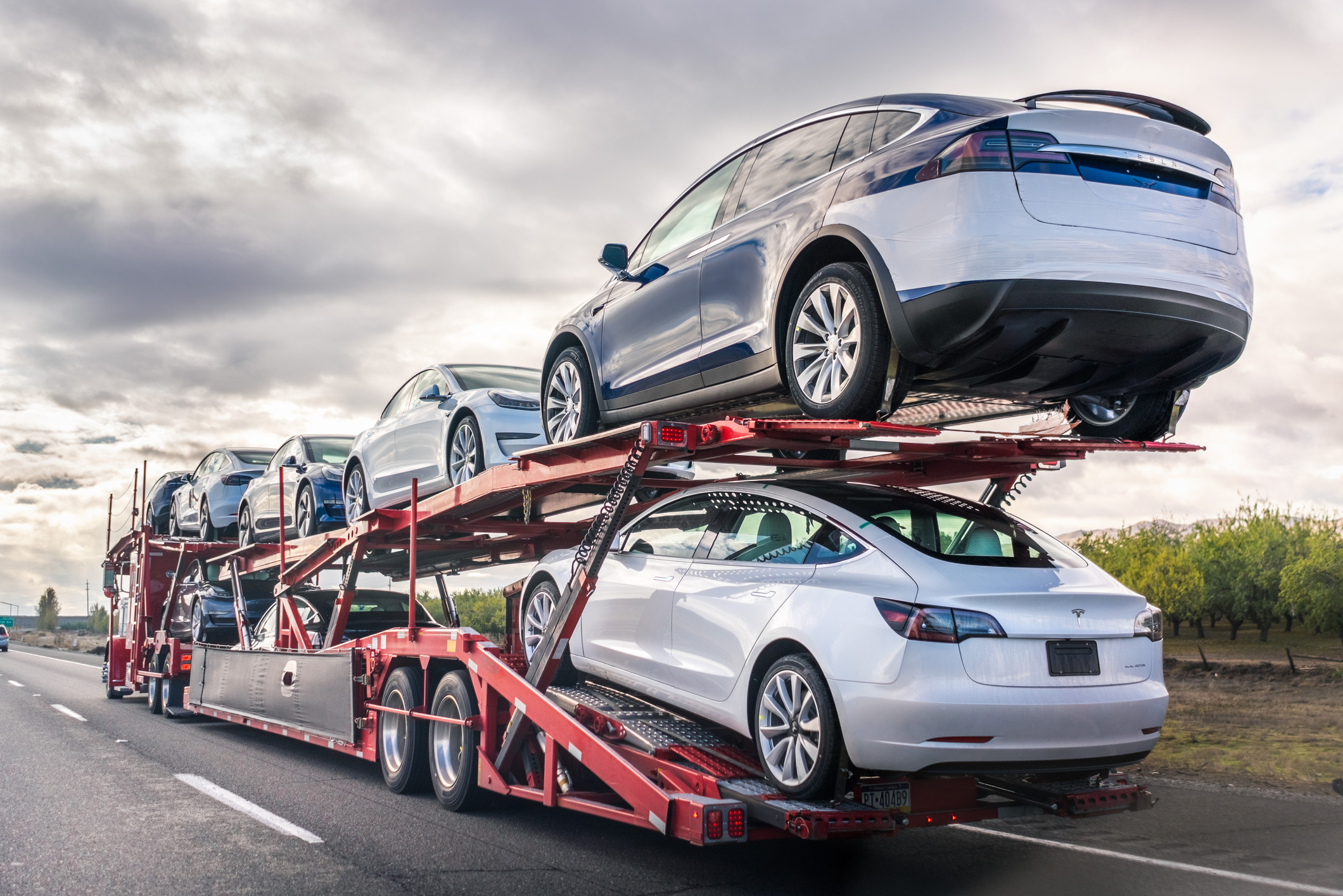 Professional car carrier truck designed for efficient multi-vehicle transport operations